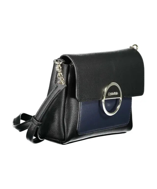 Calvin Klein - Γυναικεία Τσάντα Ck Hoop Shoulder Bag Sm K60K606510-BAX Μαύρο 3