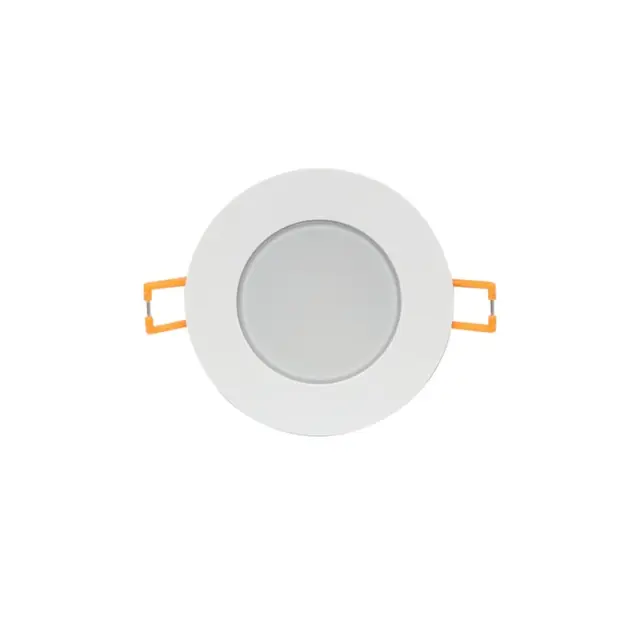 LED ΣΠΟΤ ΛΕΥΚΟ ΣΤΡΟΓΓΥΛΟ 230V AC 8W 3.000K 640LM 120° IP65 Ra80 / VERA830RW