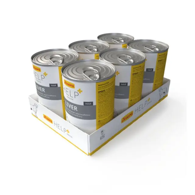 Josera Help Dog Liver Υγρή Τροφή Σκύλου 6x400gr