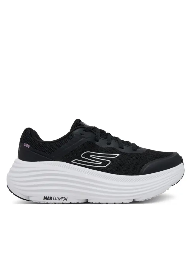 Skechers Max Cushioning Γυναικεία Sneakers Μαυρο / Ασπρο 129470-BKW - 41