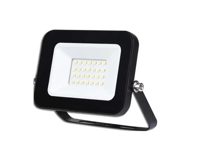 Glou LedArt Προβολέας LED 20W Στεγανός IP65 Μαύρο χρώμα 6500K