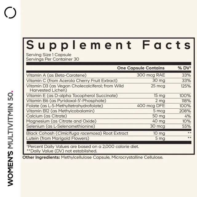 Codeage Women's Multivitamin 50 2