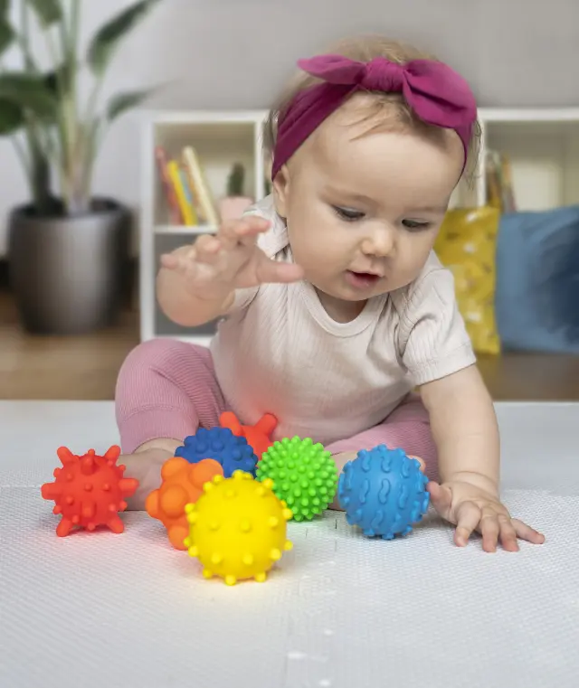 TULLO ΠΑΙΧΝΙΔΙ ΑΙΣΘΗΣΕΩΝ SENSORY BALLS 8 ΤΜΧ 3