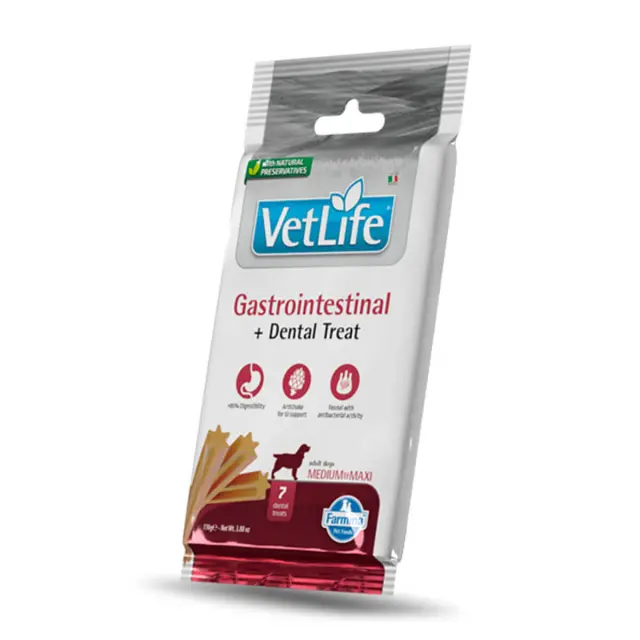 VetLife Dog Gastrointestinal Dental Snack Medium&Maxi 110gr