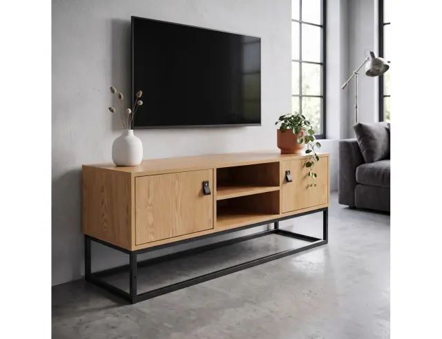 Έπιπλο Τηλεόρασης Abbott Home Deco Factory με διαστάσεις 117x39x48cm HD6626