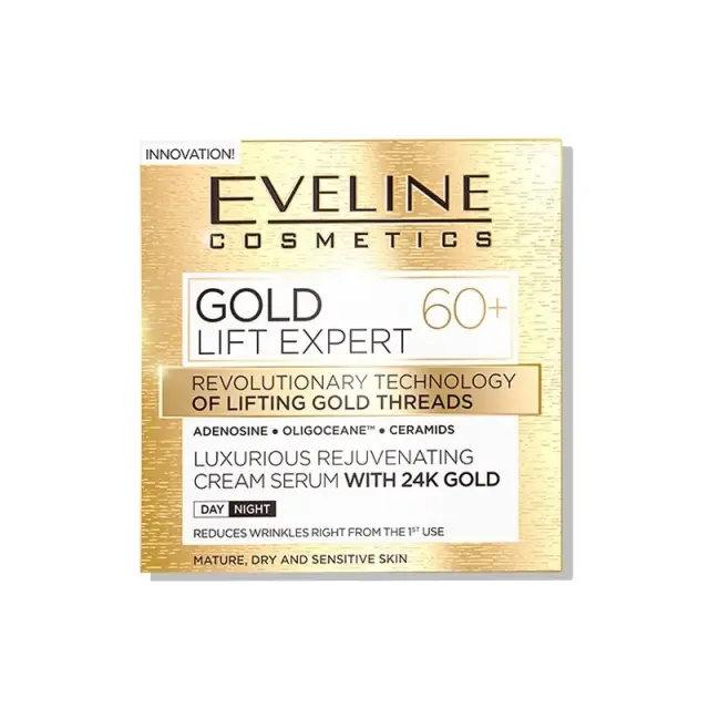 Eveline Κρέμα Προσώπου Gold Lift Expert 60+ 50ml