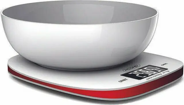 Hoomei HM-1235 Ψηφιακή Ζυγαριά Κουζίνας 1gr/5kg Λευκή 3
