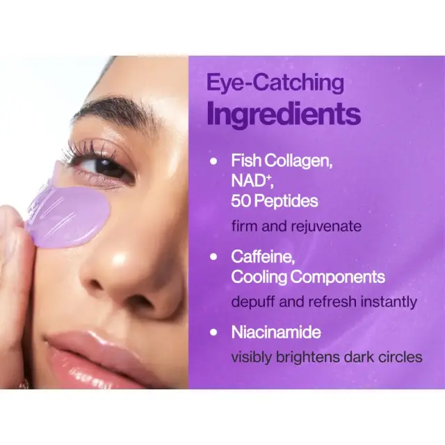 Numbuzin No.9 NAD+ Collagen Under Eye Patches Επιθέματα Ματιών Νύχτας με Κολλαγόνο, Νιασιναμίδη & Πεπτίδια 5 ζεύγη 3