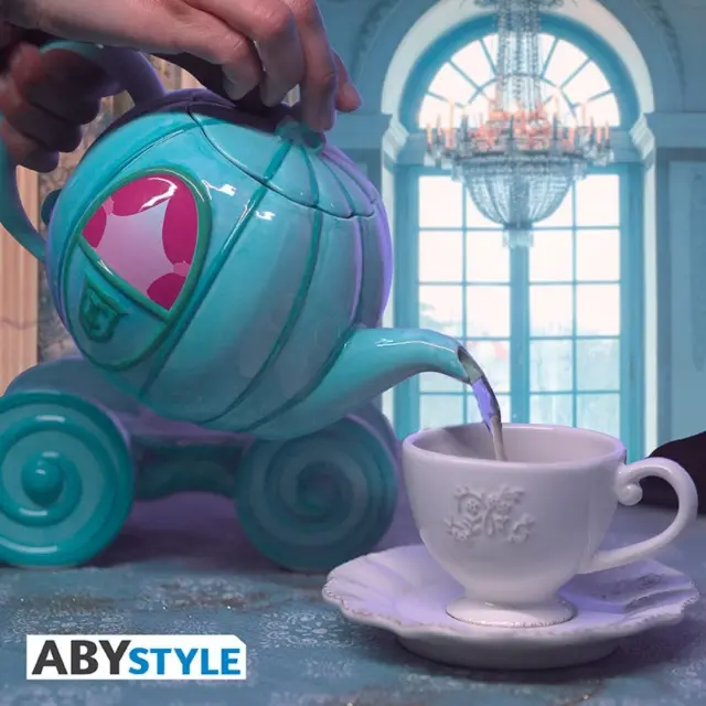 Abysse Disney Cinderella Carriage Teapot ABYTAB018 – Τσαγιέρα Άμαξα Σταχτοπούτας Συλλεκτική 2