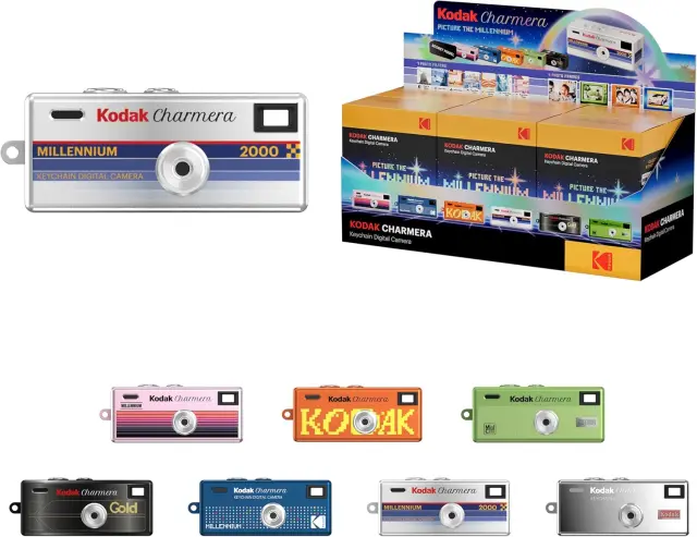 Kodak - Charmera Millenium Keychain Digital Camera - Electronics