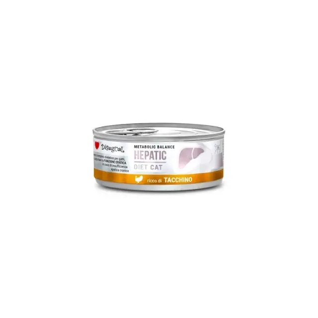 Disugual Metabolic Balance Cat Hepatic Υγρή Τροφή Γάτας σε Κονσέρβα με Γαλοπούλα 85gr