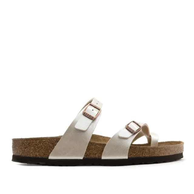 Γυναικείες Ανατομικές Παντόφλες Birkenstock Mayari 0071661 Pearl White Regular Fit Άσπρο - 38