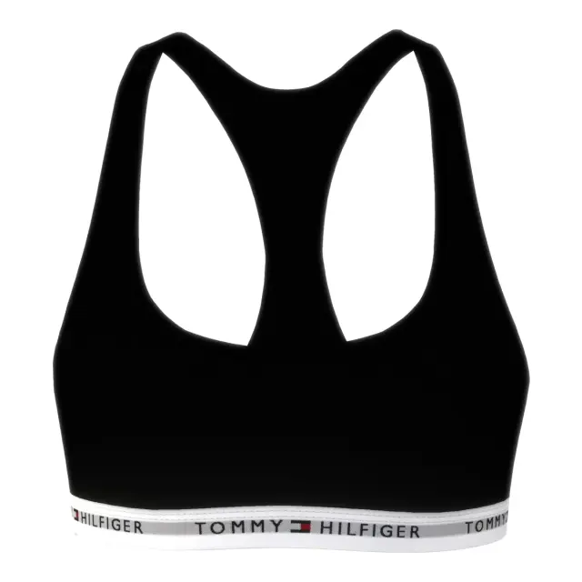 Tommy Hilfiger Γυναικείο Μπουστάκι Unlined Tommy Icons, Χρώμα Μαύρο