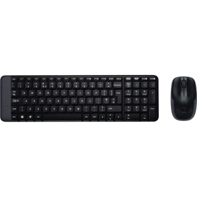 Logitech Keyboard & Mouse Set MK220 Black US-Layout (920-003161) 2