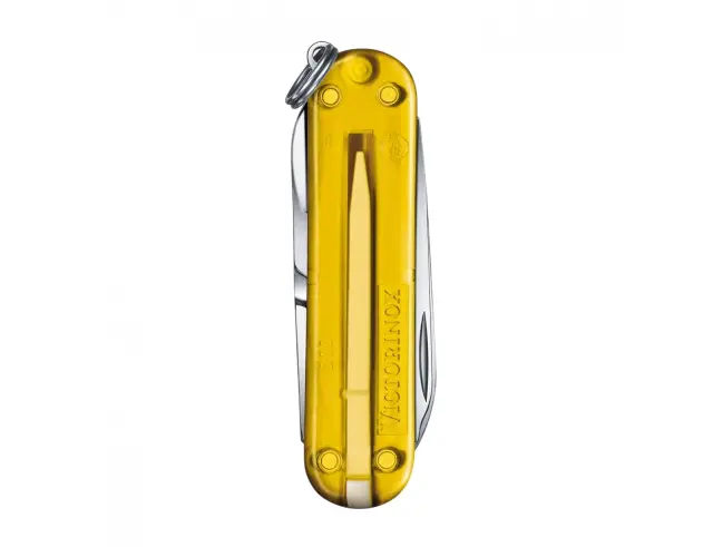 Ελβετικός Σουγιάς Victorinox Classic SD Transparent με 7 λειτουργίες και μήκος 5.8cm - Tuscan Sun0.6223.T81G 3