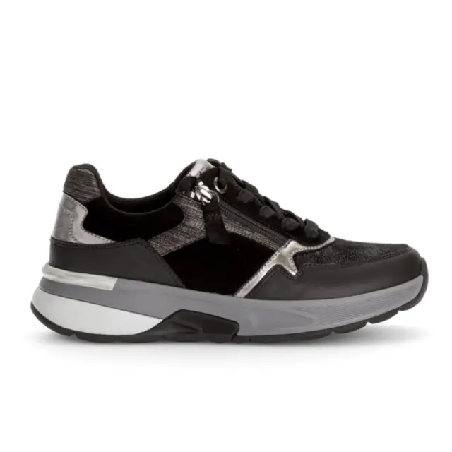 Gabor Sneakers Γυναικείο δέρμα/δέρμα Nubuck Μαύρο GAB/56847 67-SCHWARZ/KOMB