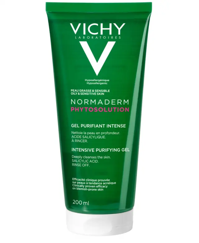 Vichy Gel Καθαρισμού Normaderm Phytosolution Intensive Purifying Gel για Λιπαρές Επιδερμίδες 200ml