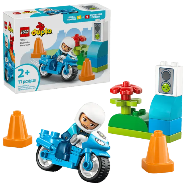 LEGO® Duplo Blue Police Motorcycle για 2+ Ετών 11τμχ - 10471 2