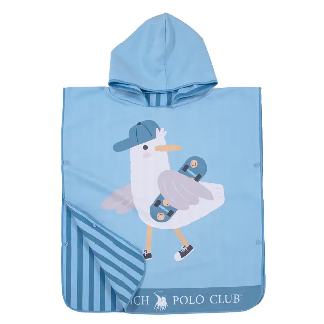 Πόντσο 50x115 280gsm Greenwich Polo Club Junior 4177 Blue 100% Microfiber