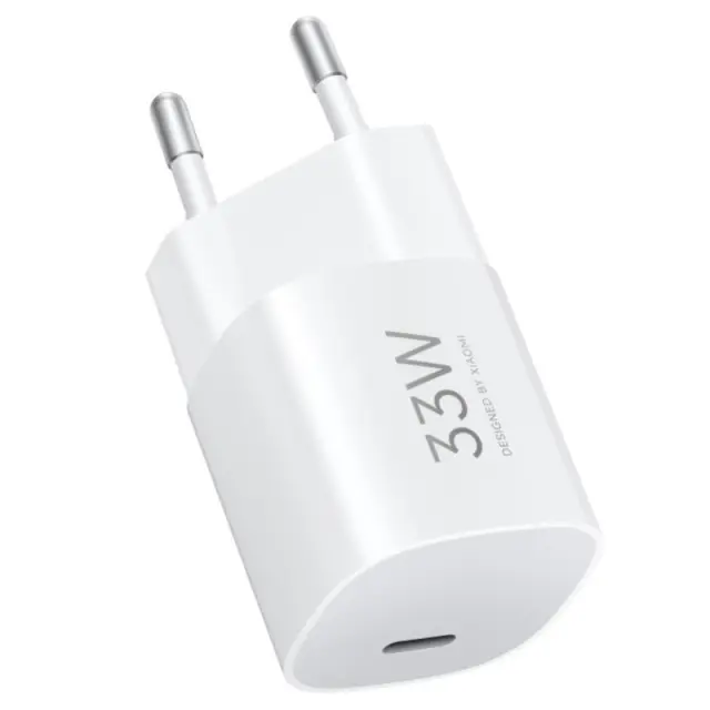 Φορτιστής Ταξιδίου Ταχείας Φόρτισης Xiaomi Nano Power Adaptor με Έξοδο USB C 33W Λευκό N71235