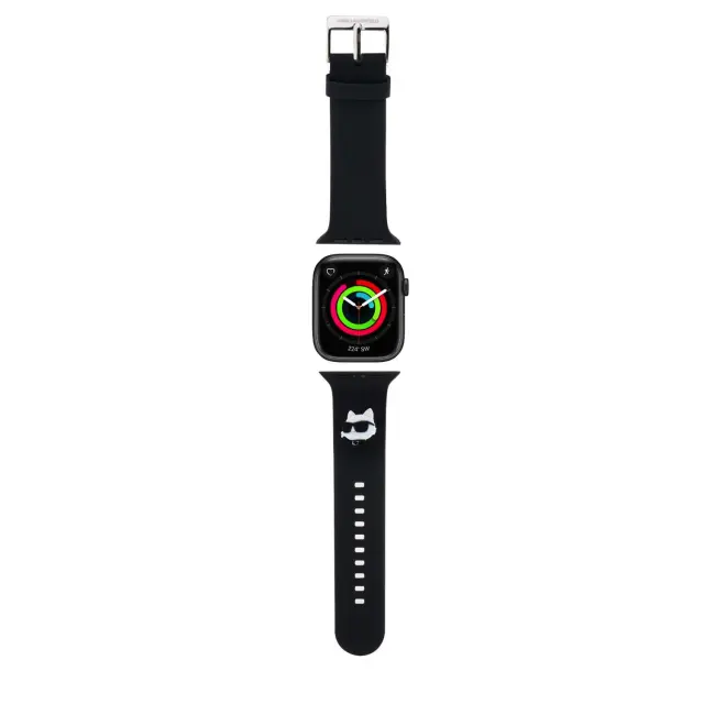 Karl Lagerfeld Choupette Head NFT Watch Strap for Apple Watch 38/40/41 Black 2
