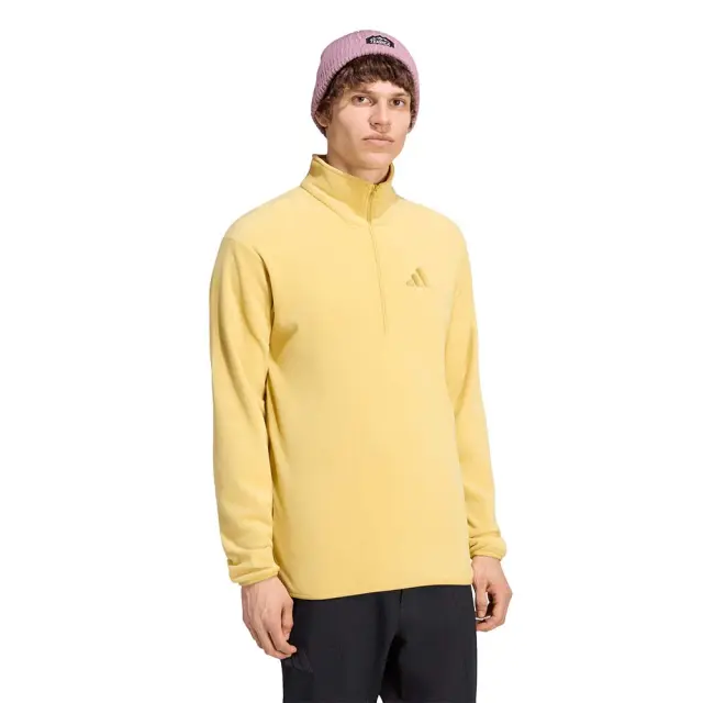 adidas Performance Men's Terrex Multi Esentials Half-Zip Fleece Jacket Μουσταρδί KZ1778 (adidas Performance)