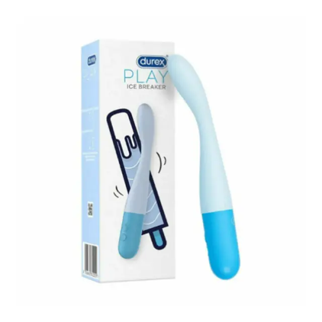 Durex Play Ice Breaker Vibrator 18.3cm Δονητής Σιλικόνης με Λεπτό Σχεδιασμό και 8 Διαφορετικές Δονήσεις, 1τμχ