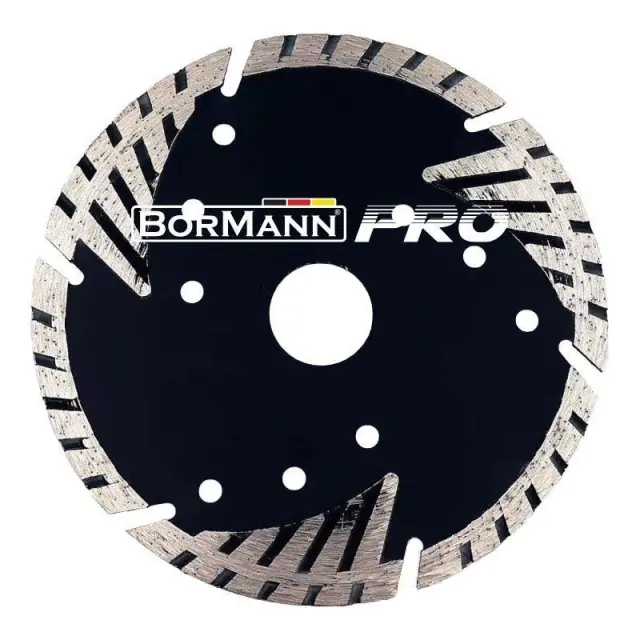 Bormann Pro BHT2070 – Διαμαντόδισκος TRIANGLE TURBO Φ115x2.0x22.2mm 8mm (035688)