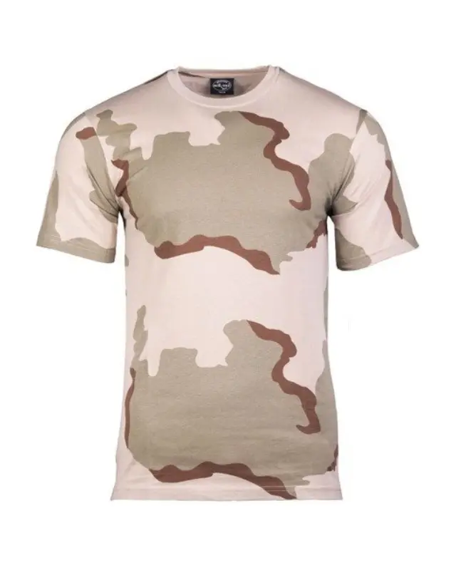 Mil-Tec 3-COL DESERT T-Shirt-Μπλούζα Παραλλαγής για Τακτική- Καθημερινή Χρήση - 57-DE.CAMO-Dessert Camo