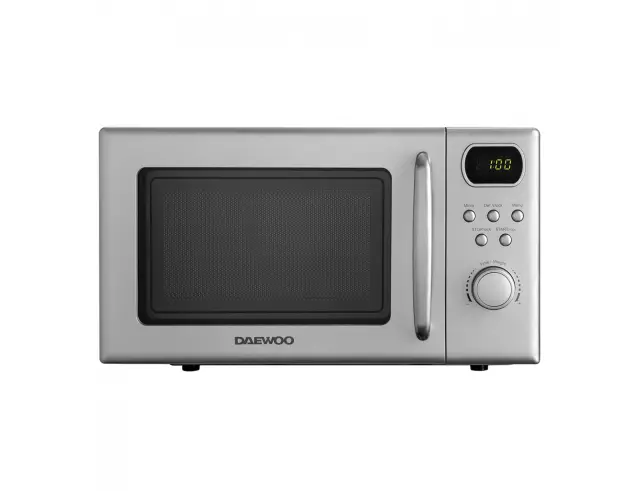 Φούρνος μικροκυμάτων Daewoo KOR-6S2BS-2 με χωρητικότητα 20L και ισχύ 700W - SilverKOR-6S2BS-2
