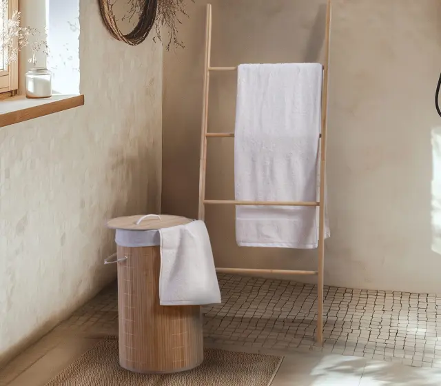 ΚΑΛΑΘΙ ΑΠΛΥΤΩΝ BAMBOO DROP 34X57 NEF-NEF HOMEWARE NATURAL