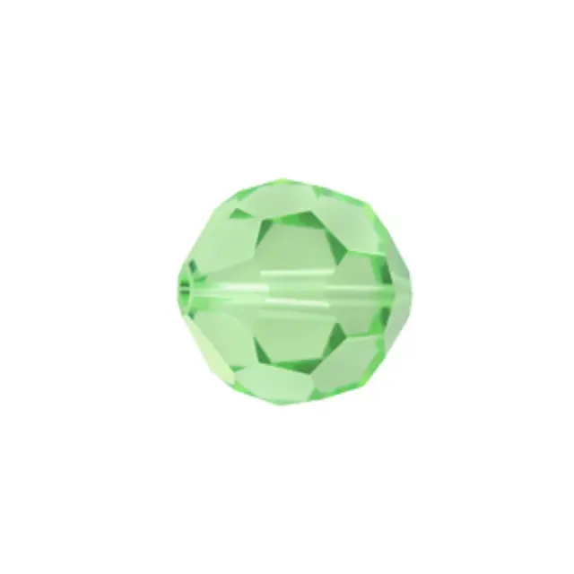 Swarovski 5000 Faceted Round Peridot 6mm - 10τεμ