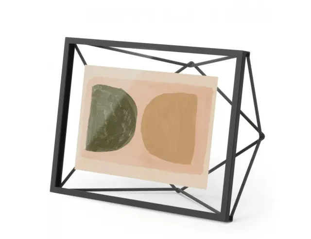 Κορνίζα Prisma Umbra με διαστάσεις 20x7x15cm και διαστάσεις φωτογραφίας 10x15cm - Black313016-040