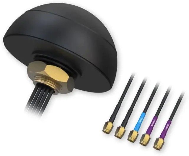 Teltonika LTE/GPS/Wi-Fi combo MIMO roof antenna, 3m