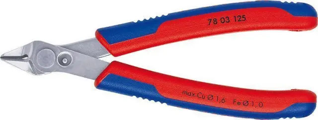 Knipex 7803125 - Πλαγιοκόφτης Ηλεκτρολόγου Πλευρικής Κοπής Μήκους 125mm