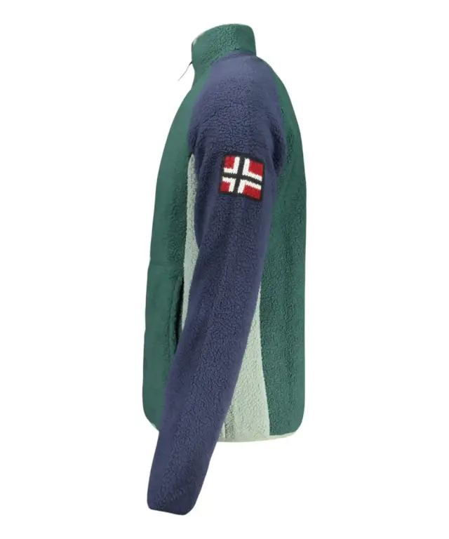 Scuola Nautica Italiana - Ανδρική Ζακέτα Φούτερ Fleece 859503-ALPINE Πράσινο 3