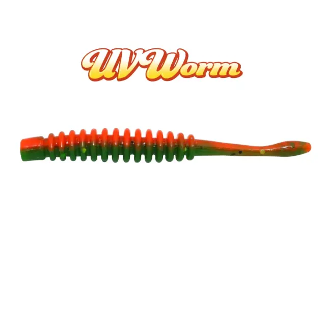Plankton 30 mm – LRF Silicone Feed (12 τεμάχια) - Τεχνητό Δόλωμα - UV Worm