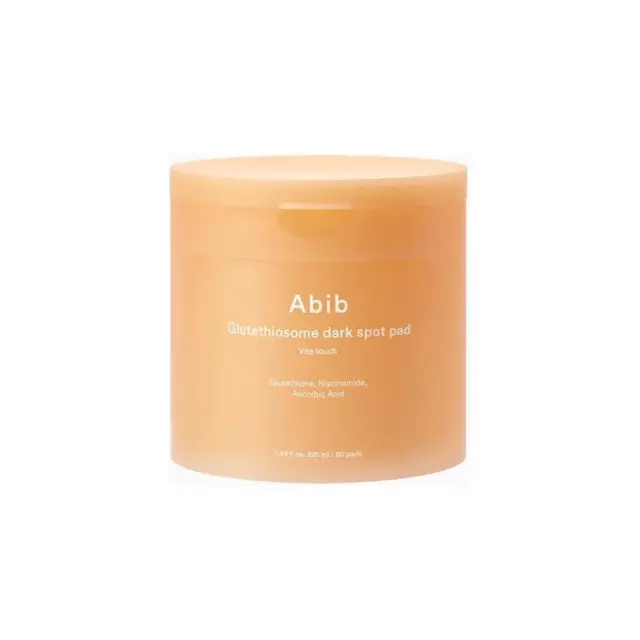 Abib Glutathiosome Dark Spot Pad Vita Touch pads, Εμποτισμένα πανάκια Τόνωσης Προσώπου με Βιταμίνη C, 60pads / 220ml