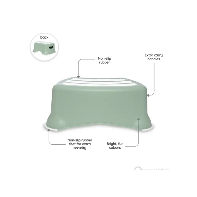 MYCARRYPOTTY My Little Step Stool - Εκπαιδευτικό σκαλοπατάκι / Πράσινο παστέλ