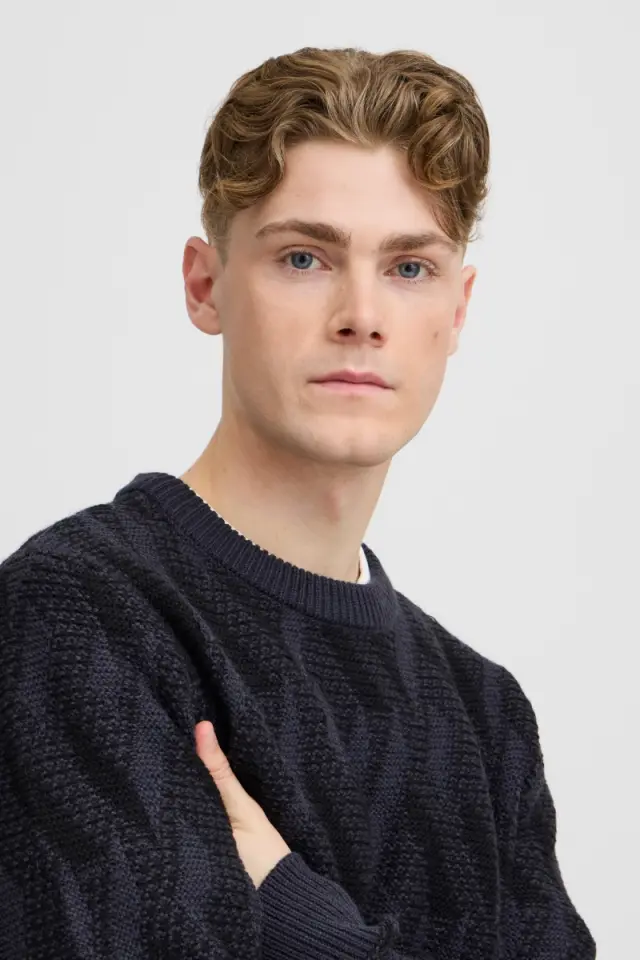 Casual Friday Ανδρικό KARL 20505195 Πλεκτό – Dark Navy - XL 3