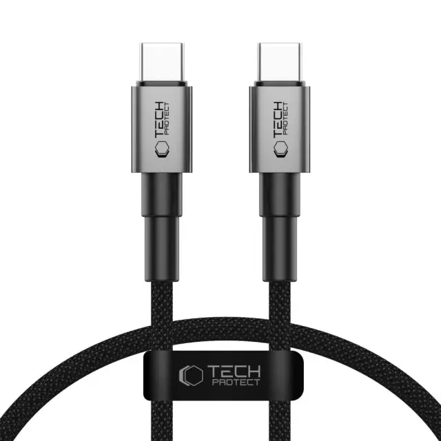Tech-Protect® - Ultraboost DNA USB-C σε USB-C Καλώδιο 100W 5A 50cm- Iron Grey.