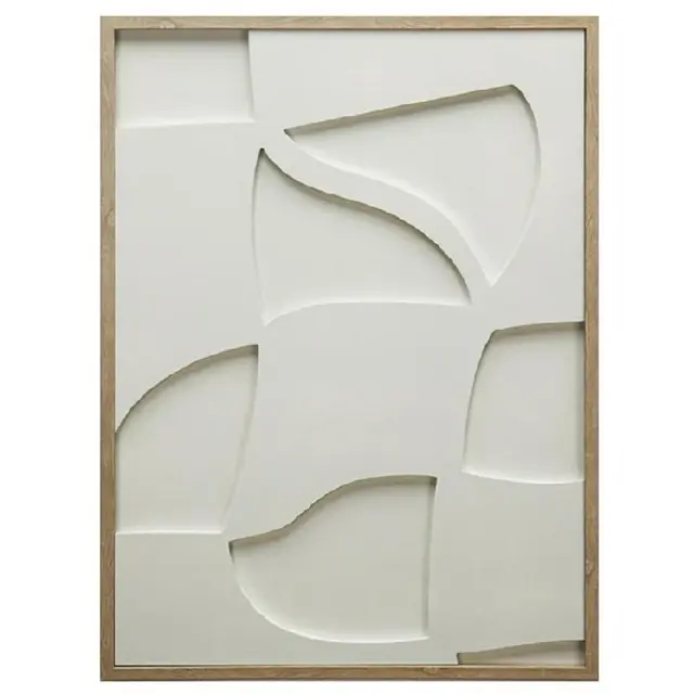 Πίνακας σε 3d καμβά λευκός 45x60cm Espiel FAL209