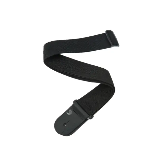 PWS100 D Addario Polypropylene Guitar Strap, Black
