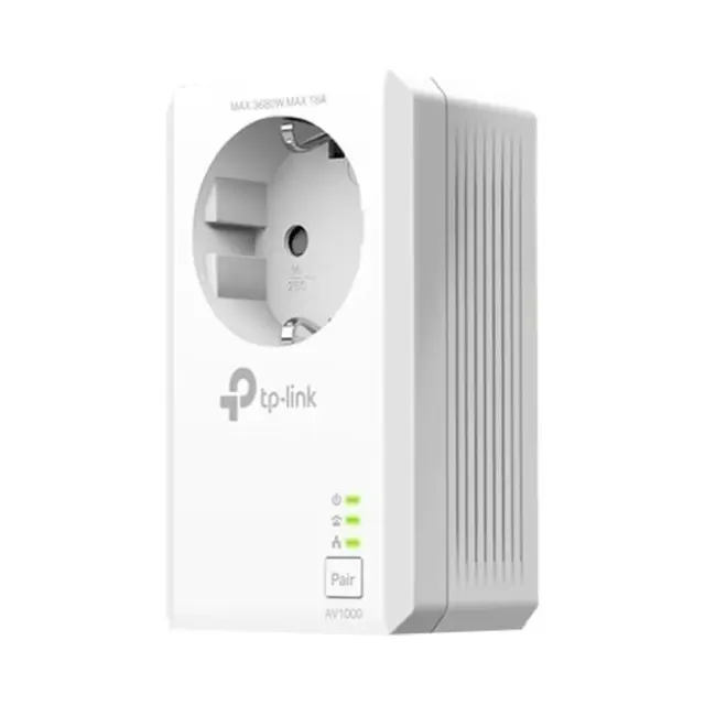 Tp-Link Powerline Διπλό για Ενσύρματη Σύνδεση με Passthrough Πρίζα και 2 Θύρες Gigabit Ethernet (TL-PA7027P KIT v1) 2
