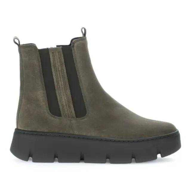 Gabor Μποτάκια Γυναικείο δέρμα suede Πράσινο GAB/53743 11-OLIV - 42
