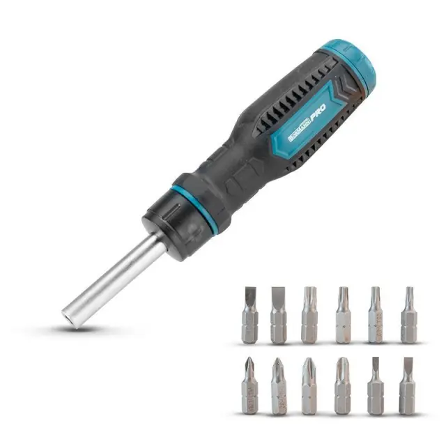 Bormann Pro BHT7262 - Κατσαβίδι καστάνιας σετ 12 σε 1, με 12 μύτες 1/4" (047421)