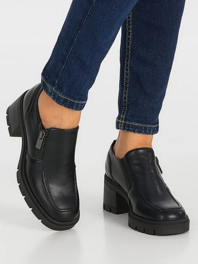 Donna Serena Μοκασίνια-Loafers Γυναικείο HT/δέρμα Μαύρο DSE/215857 NERO 2