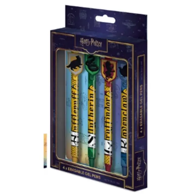 Σετ 4 τμχ Στυλό που σβήνει HARRY POTTER - 4 Head Topper Erasable Gel Pens SR2510627