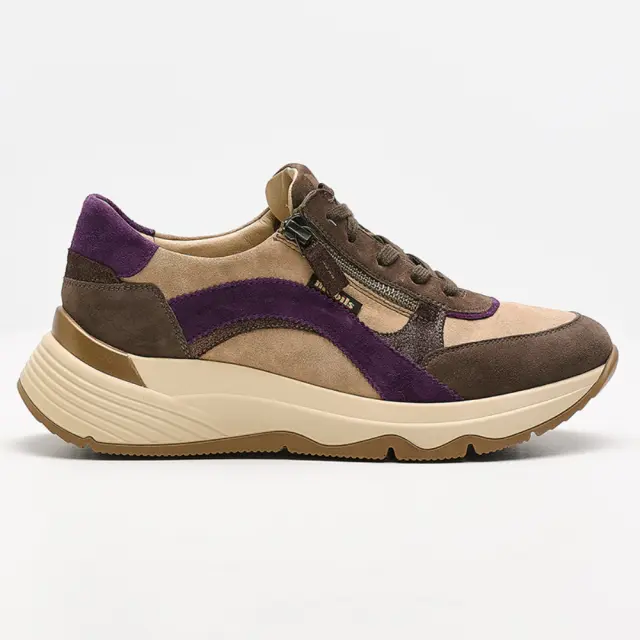 Mephisto Sneakers Γυναικείο δέρμα Nubuck Καφέ MEP/LAONIE ICE BROWN