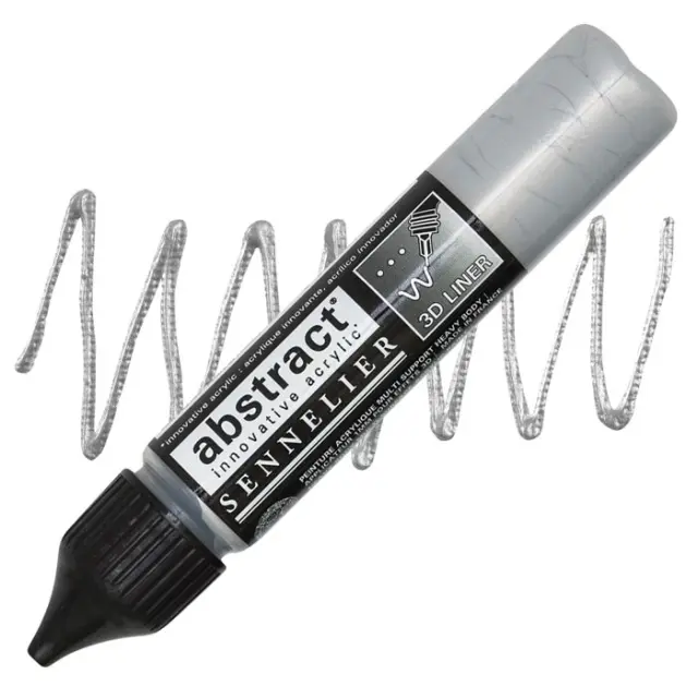 Ακρυλικό 3D Liner Sennelier Abstract 029 Iridescent Silver - 27ml